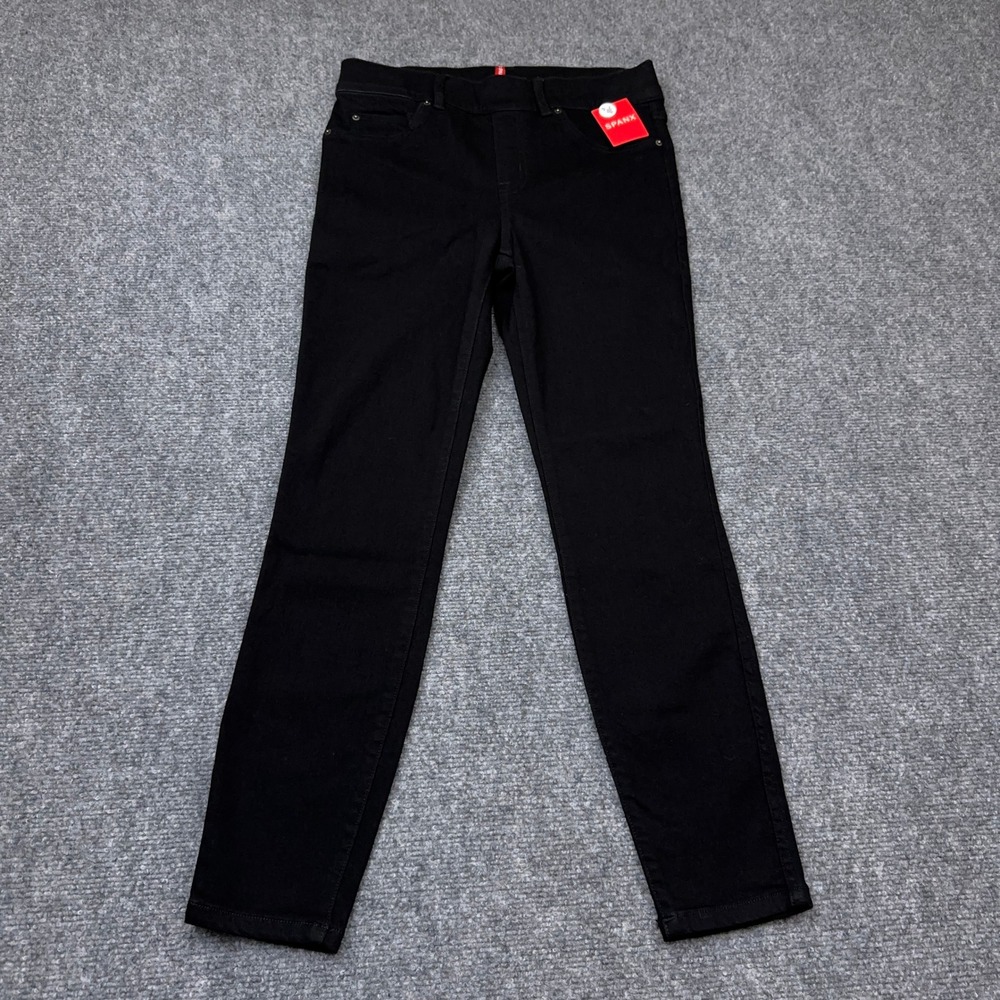 NEW Spanx Skinny Jean Women's Small Petite Clean Black 20278Q Pull On Shaping